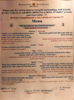 Dom Carlos menu