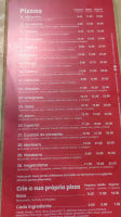 Pizza Express menu