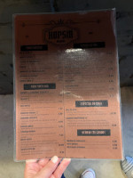 Hopsin Brewpub menu