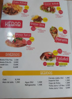 Yoyo Kebab And Pizza menu