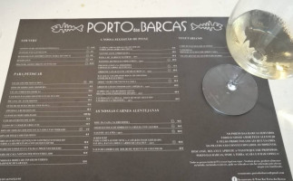 Porto Das Barcas menu