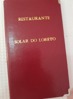 Solar Do Loreto-actividades Hoteleiras Lda menu