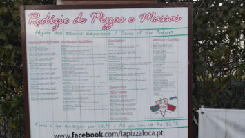 La Pizza Loca menu