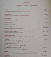 Grottino menu