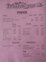 Mimoso menu