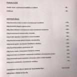 Restaurace Jindice Cardápio