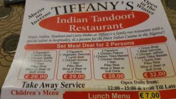 Tiffany's Indian Tandoori food