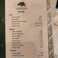 A Carvalheira menu