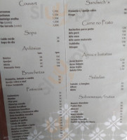 Vinhos Petiscos menu
