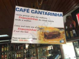 A Cantarinha Cafe inside