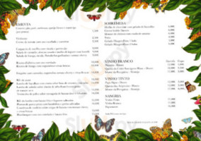 Darwin's Cafe menu