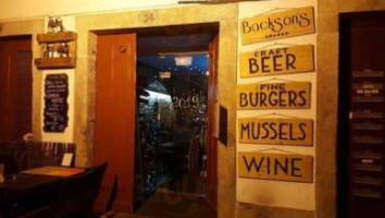 Backson`s Fine Burgers and Mussels food