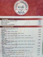 Hamburgueria Do Páteo menu