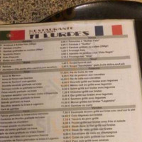 Restaurante Ti Lurdes menu