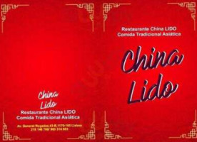 China Lido menu