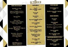 G-treze menu