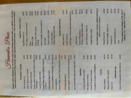 Hannahs Place menu