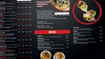 Pizzeria 100 Nome menu