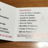Adega Do Silva Speisekarte