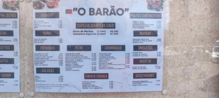 O Barao food