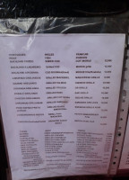 Rosinha São Paulo menu