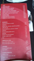 O Fondue menu
