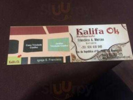 Kalifa Ok menu
