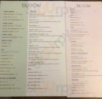 Bloom menu