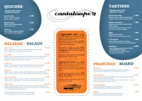 Cantaloupe menu