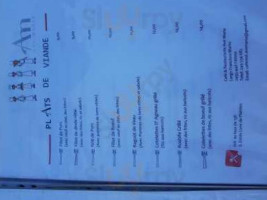 Ave Maria menu