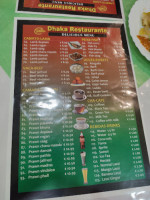Dhaka menu