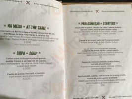 A Terra Fornaria menu