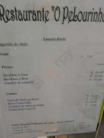 Pelourinho menu