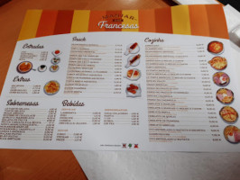 Manjar Das Francesas menu