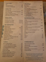 Esplanada Alemeda menu