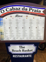 Restaurante O Cabaz da Praia menu