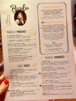 Basilio Lisboa Cafe menu