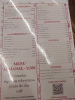 Bottega Das Tapas menu