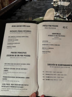 Taberna Real Do Fado Casa De Fado No Porto menu