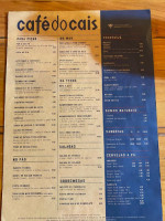 Cafe Do Cais menu