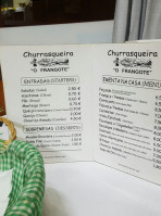 Churrasqueira O Frangote menu