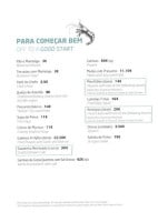 Monte Mar Lisboa menu