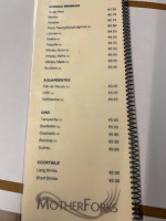 Motherforks menu