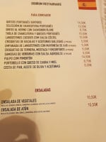 Dourum Restaurante menu