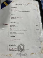 Le Bistrot Jacaranda menu