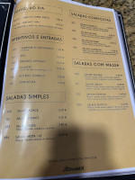 Fonteluz Caffe menu