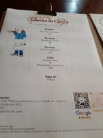 Taberna Do Careca menu