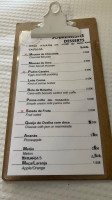 Museu Do Bacalhau menu