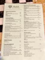 CafÉ Saudade menu