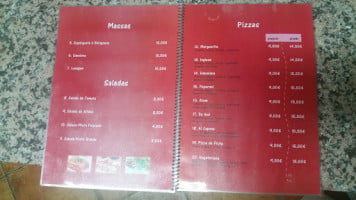 Luso Pizza menu